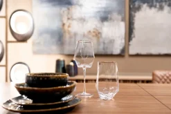 Dricksglas Diamond Guldkant - KARE Design