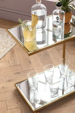 Drinkvagn Classy - Guld/Spegelglas - KARE Design