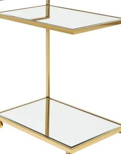 Drinkvagn Classy - Guld/Spegelglas - KARE Design