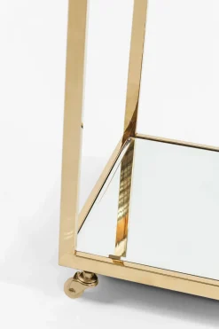 Drinkvagn Classy - Guld/Spegelglas - KARE Design