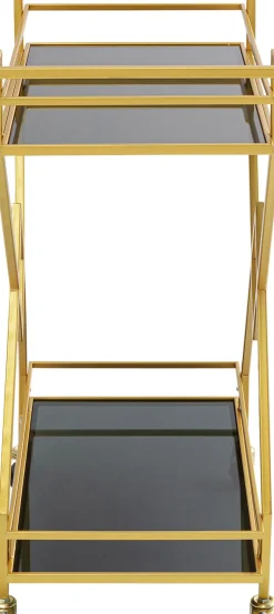 Drinkvagn Pyramids - Guld /Svart - KARE Design
