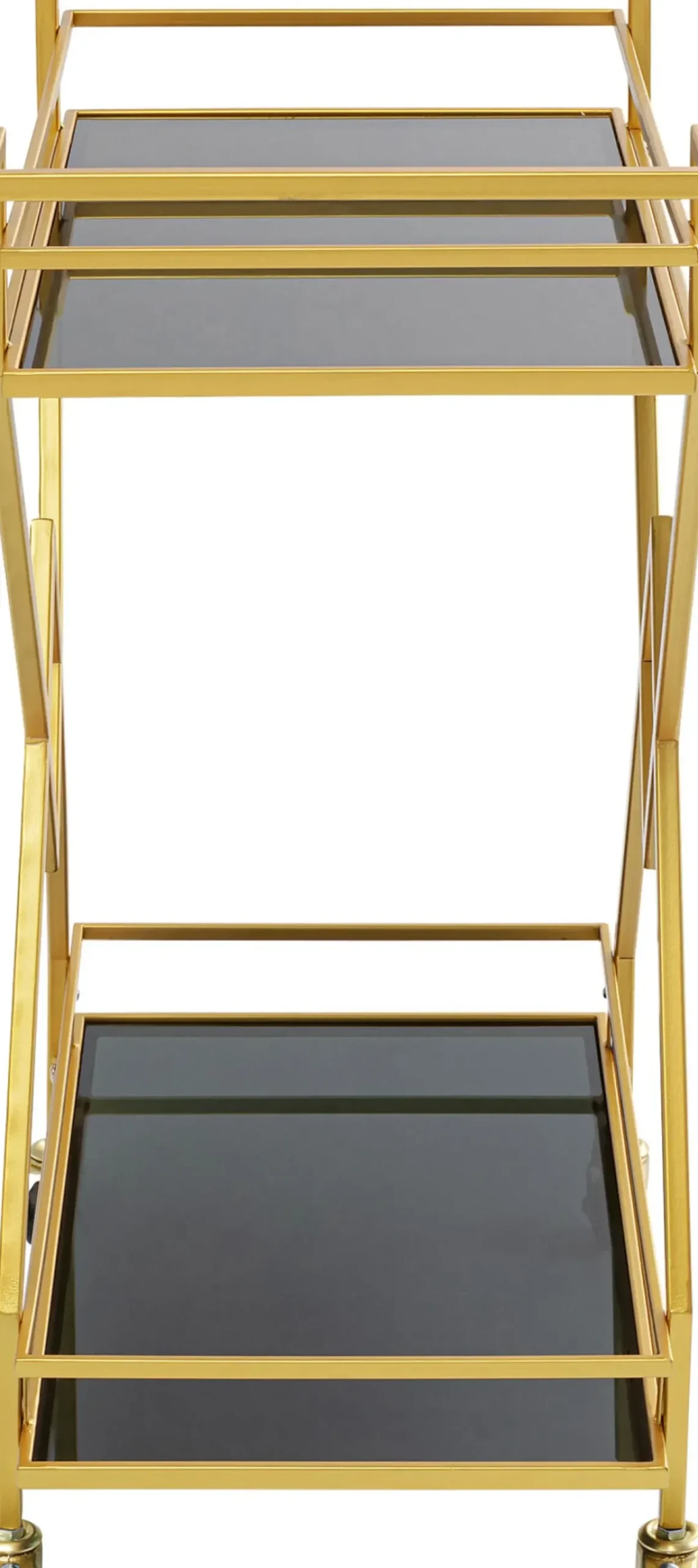 Drinkvagn Pyramids - Guld /Svart - KARE Design