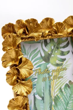Fotoram Ginkgo Leaf - Guld, 17x20cm - KARE Design