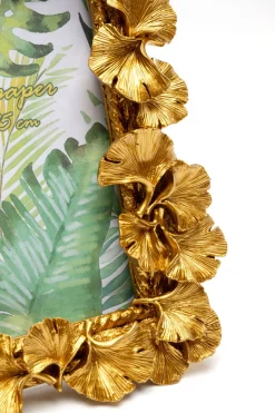 Fotoram Ginkgo Leaf - Guld, 17x20cm - KARE Design