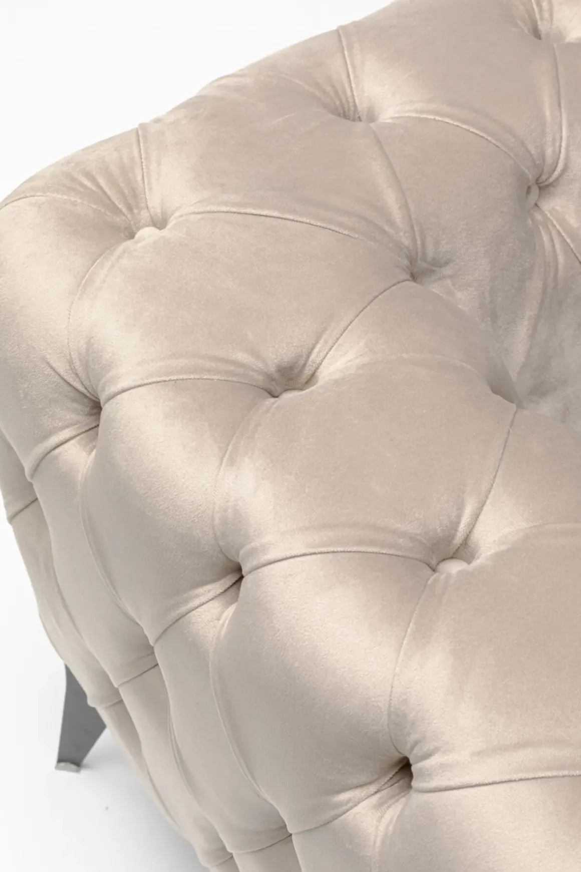 Fåtölj Bellissima Velvet - Beige, 120cm - KARE Design