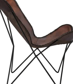 Fåtölj Butterfly Brun Econo - KARE Design