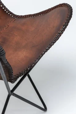 Fåtölj Butterfly Brun Econo - KARE Design
