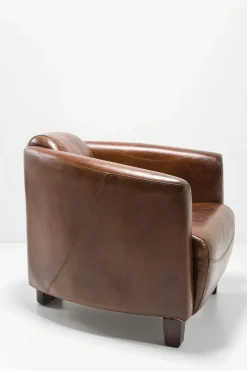 Fåtölj Cigarr Lounge - Brun Läder - KARE Design