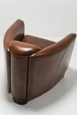 Fåtölj Cigarr Lounge - Brun Läder - KARE Design