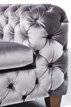 Fåtölj Desire - Grå Sammet - KARE Design