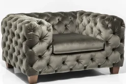 Fåtölj Desire - Khaki Sammet - KARE Design