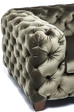 Fåtölj Desire - Khaki Sammet - KARE Design