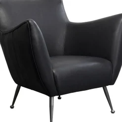 Fåtölj Goldfinger Smart - Svart Läder - KARE Design