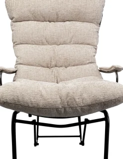 Fåtölj med Pall Vienna - Swing Beige - KARE Design