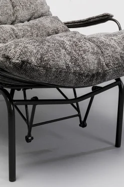 Fåtölj med Pall Vienna - Swing Grå - KARE Design