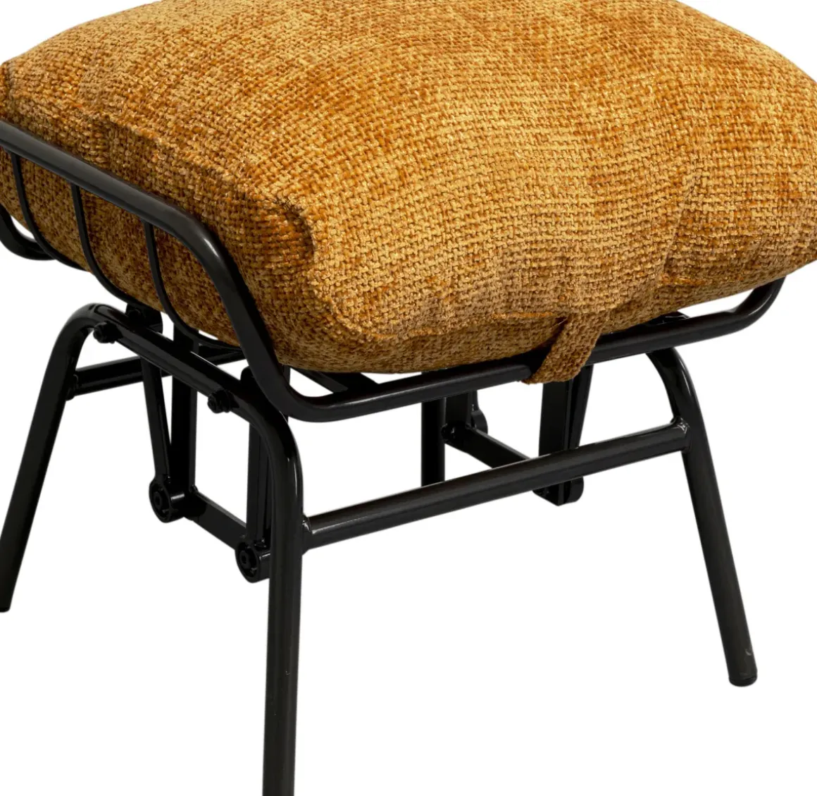 Fåtölj med Pall Vienna - Swing Gul - KARE Design
