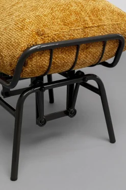 Fåtölj med Pall Vienna - Swing Gul - KARE Design