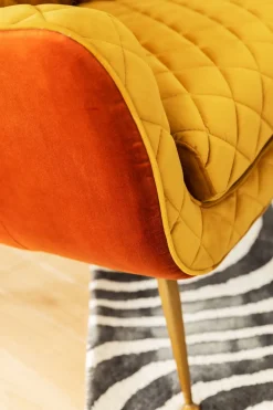 Fåtölj Nonna - Öronlappsfåtölj Rost/Orange - KARE Design