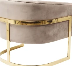 Fåtölj Rure Elegance - Beige/Mässing - KARE Design