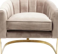 Fåtölj Rure Elegance - Beige/Mässing - KARE Design