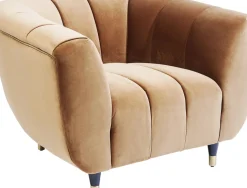Fåtölj Spectra - Ljusbrun Sammet - KARE Design