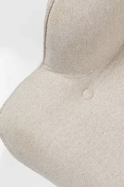 Fåtölj Vicky - Creme Vit/ Ben i ek - KARE Design