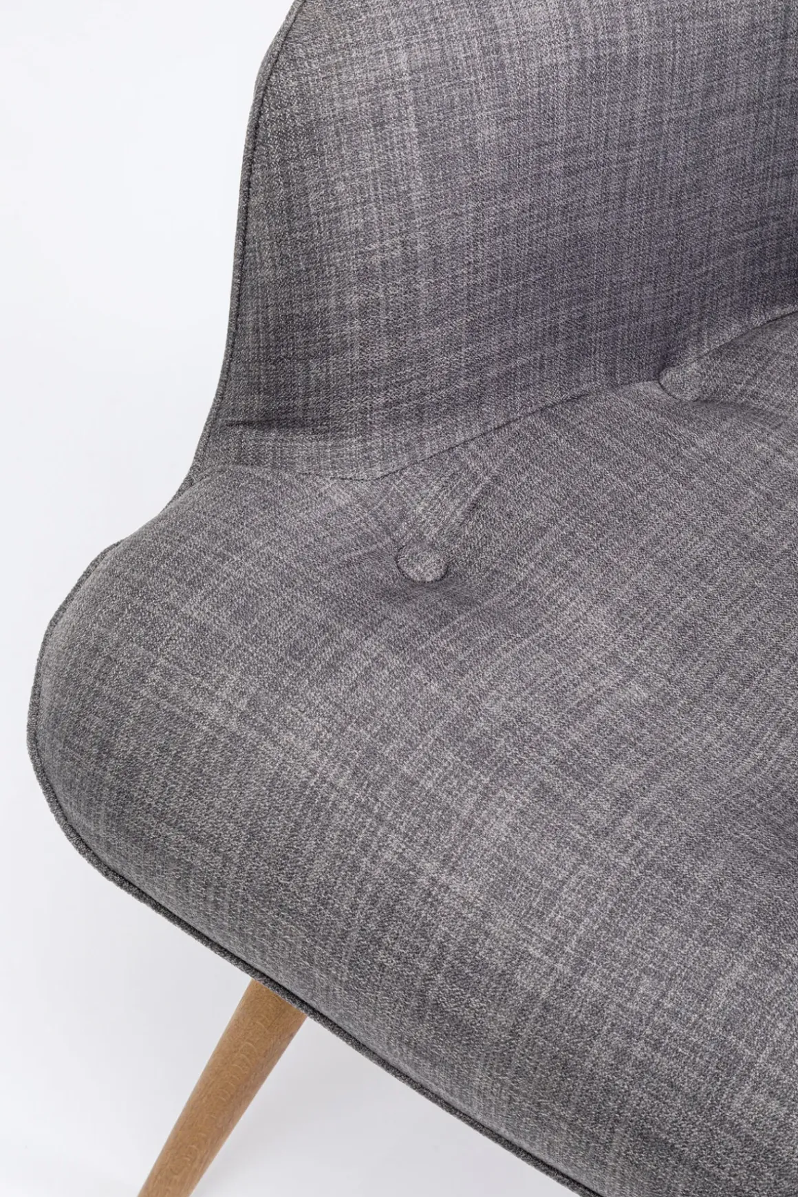 Fåtölj Vicky - Grå/Träben - KARE Design