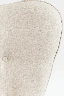 Fåtölj Vicky - Ljus Beige/Träben - KARE Design