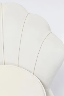 Fåtölj Water Lily - Beige/ Mässningsben - KARE Design
