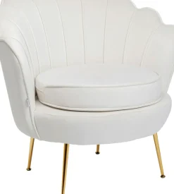 Fåtölj Water Lily - Beige Sammet - KARE Design