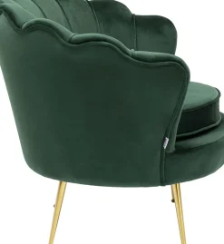 Fåtölj Water Lily - Guld/Mörkgrön - KARE Design