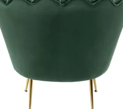 Fåtölj Water Lily - Guld/Mörkgrön - KARE Design