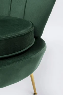 Fåtölj Water Lily - Guld/Mörkgrön - KARE Design