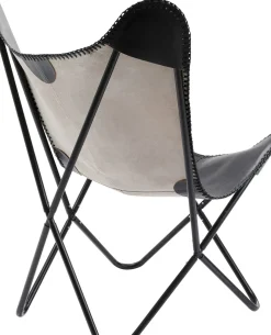 Fåtölj Winny - Svart Läder - KARE Design