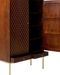 Garderob Muskat - Högskåp i Orientalisk Stil, 180x115cm - KARE Design