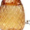Glasbehållare med tappkran Pineapple - Bärnsten - KARE Design