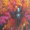 Glastavla Flowers Dream Women, 80x120cm - KARE Design