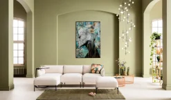 Glastavla Lady Flower, 100x150cm - KARE Design