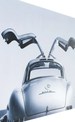 Glastavla Oldtimer - Mercedes Måsvinge, 160x120cm - KARE Design
