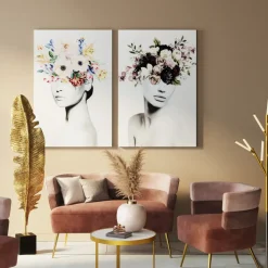 Glastavla Spring Hair, 80x120cm - KARE Design