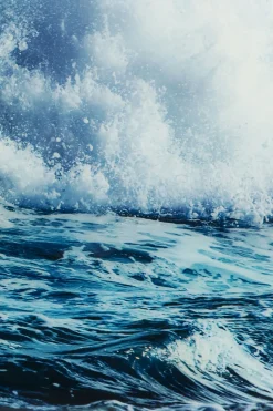 Glastavla Triptychon Wave 240x160cm (3/Set) - KARE Design