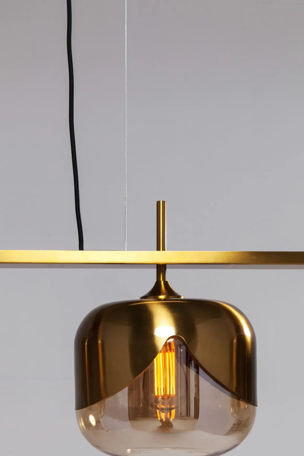 Goblet Taklampa - Mässing och Tonat Glas, 4 lampor - KARE Design