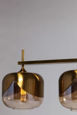 Goblet Taklampa - Mässing och Tonat Glas, 4 lampor - KARE Design