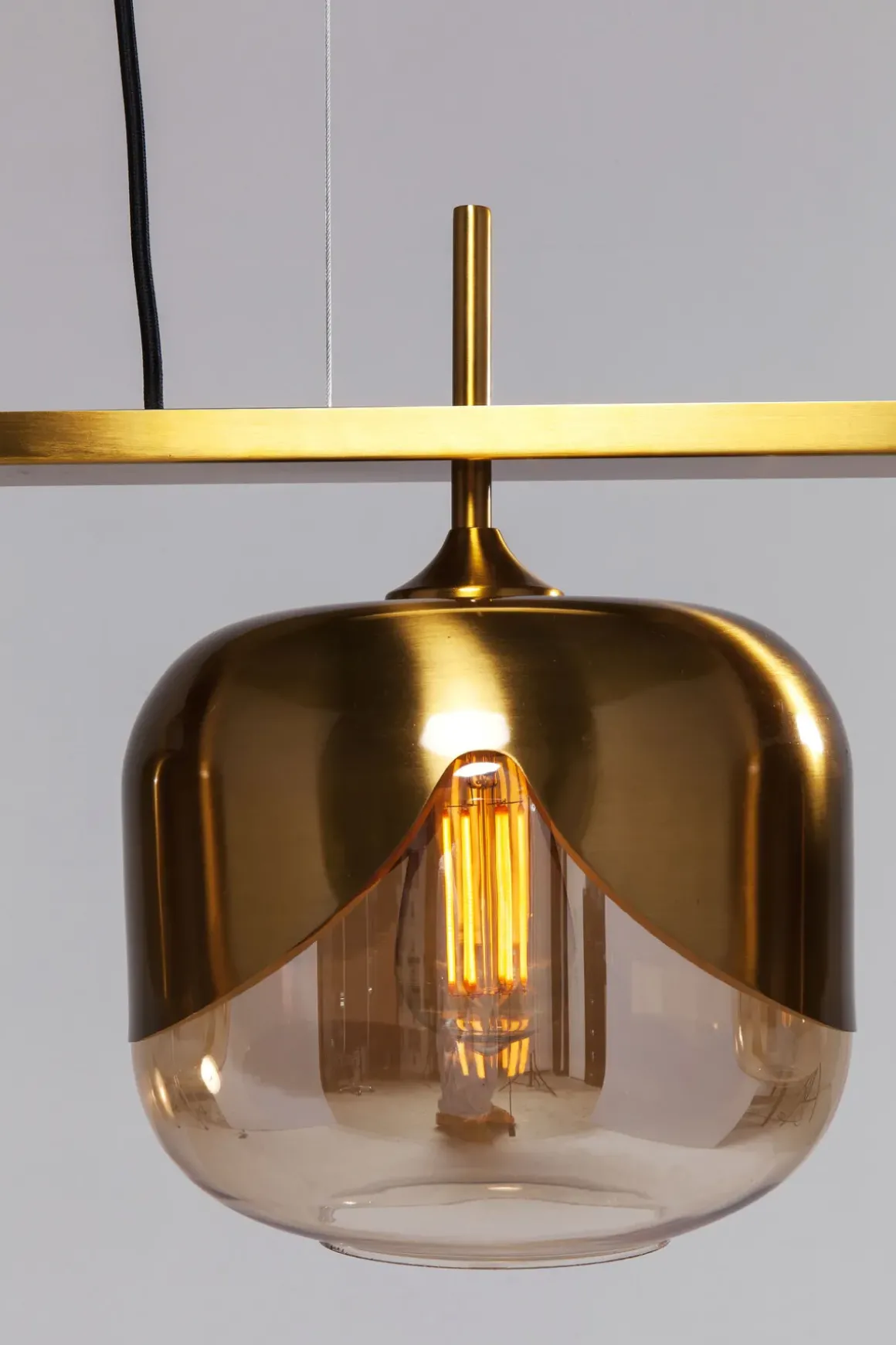 Goblet Taklampa - Mässing och Tonat Glas, 4 lampor - KARE Design