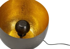 Golvlampa Apollon - Antracitgrå/Guld Ø35cm - KARE Design