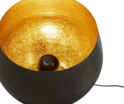 Golvlampa Apollon - Antracitgrå/Guld Ø50cm - KARE Design