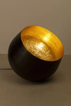 Golvlampa Apollon - Antracitgrå/Guld Ø50cm - KARE Design