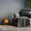 Golvlampa Apollon - Antracitgrå/Guld Ø28cm - KARE Design