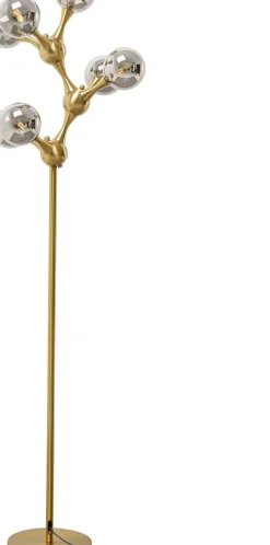 Golvlampa Atomic Balls - Mässing, 174cm - KARE Design
