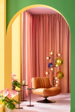 Golvlampa Balloon Colore - Färgade kupor i Glas 15 st, 160cm - KARE Design